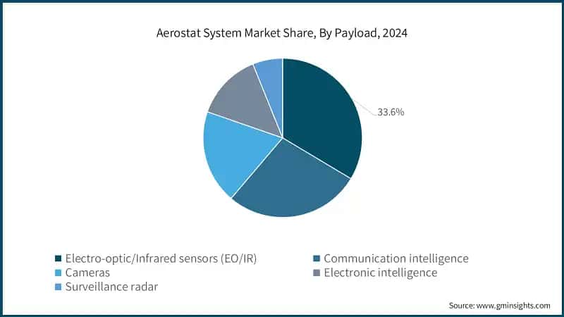  Aerostat System Market Share, By Payload, 2024