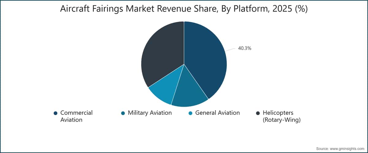 Aircraft Fairings  Market Revenue Share, By Platform, 2025 (%)
