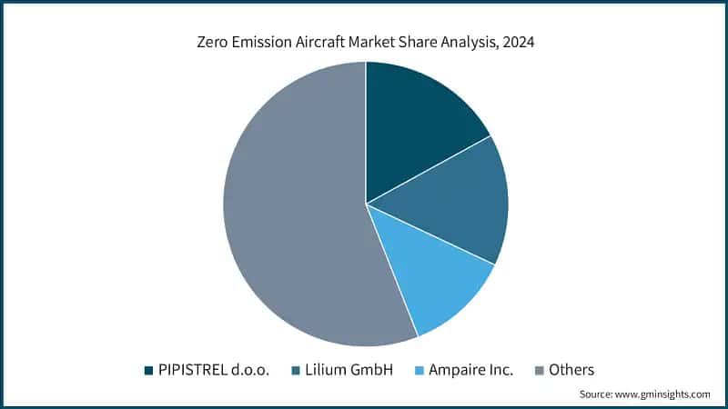 Zero Emission Aircraft Market Share Analysis, 2024