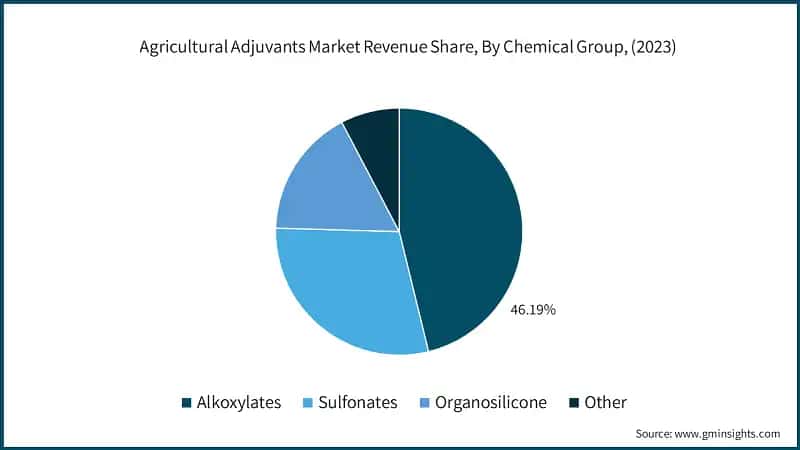 Agricultural Adjuvants Market Revenue Share, By Chemical Group, (2023)