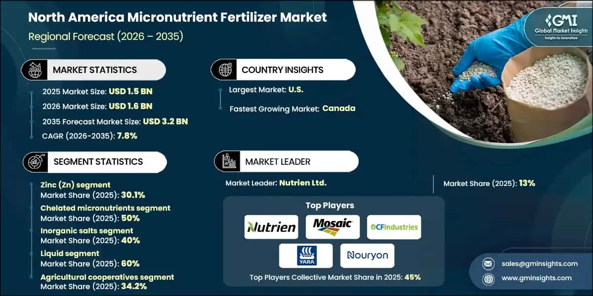 mercati dei fertilizzanti micronutrienti del Nord America