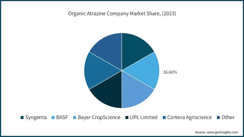 Organic Atrazine Company Market Share, (2023)