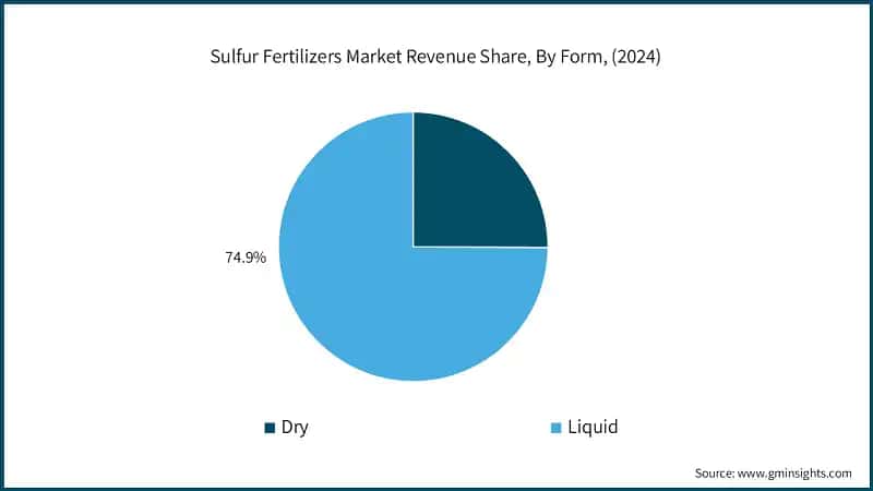 Sulfur Fertilizers Market Revenue Share, By Form, (2024)