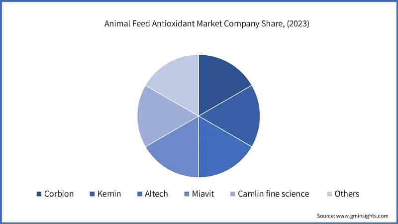 Animal Feed Antioxidant Market Share, (2023)