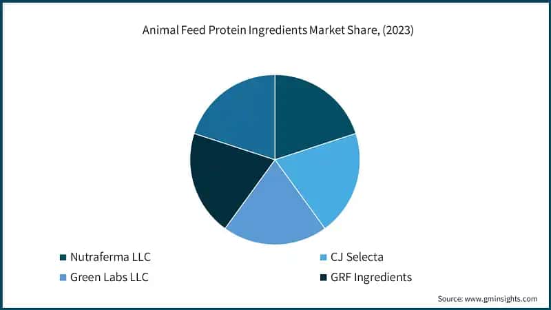 Animal Feed Protein Ingredients Market Share, (2023)