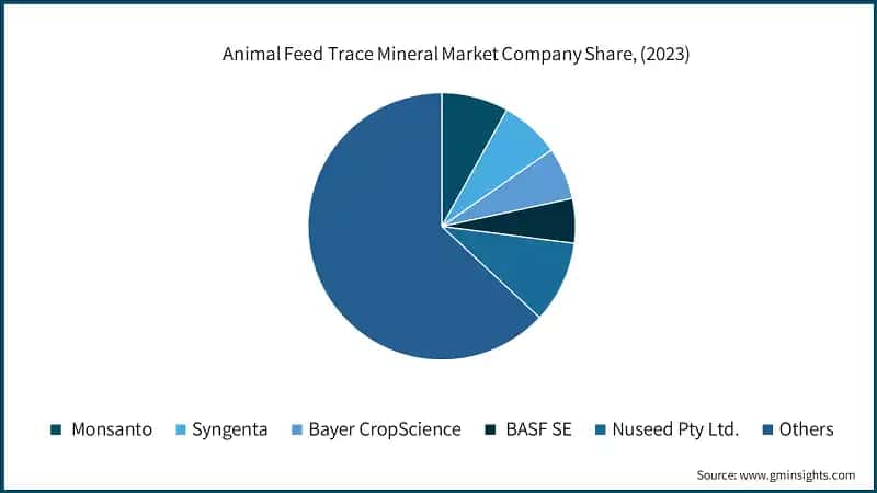 Animal Feed Trace Mineral Market Company Share, (2023)