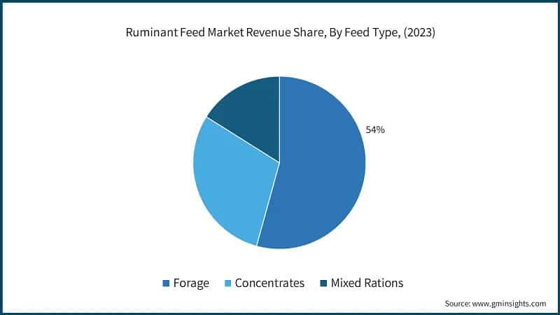 Ruminant Feed Market Revenue Share, By Feed Type, (2023)