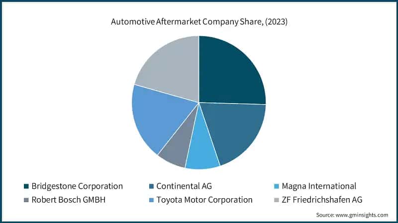 Automotive Aftermarket Company Share, (2023)