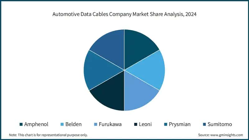 Automotive Data Cables Company Market Share Analysis, 2024