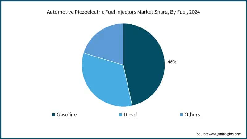 Automotive Piezoelectric Fuel Injectors Market Share, By Fuel, 2024