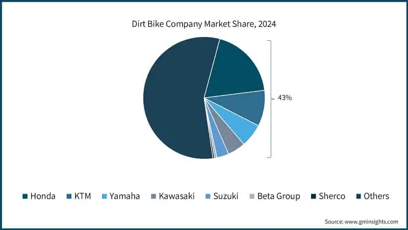 Dirt Bike Company Market Share, 2024