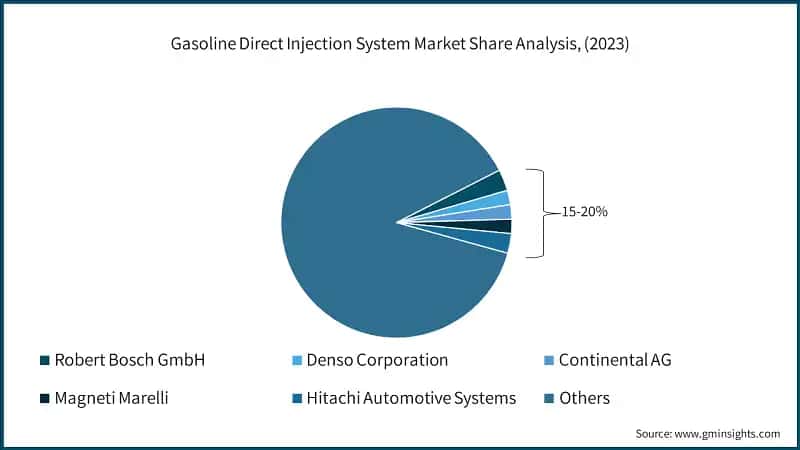 Gasoline Direct Injection System Market Share Analysis, (2023)