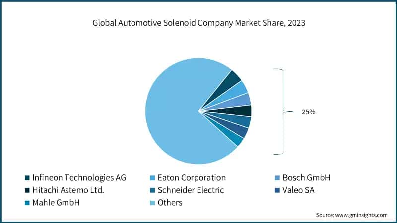 Global Automotive Solenoid Company Market Share, 2023