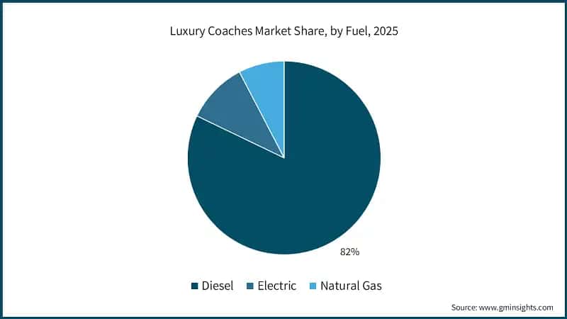 Luxury Coaches Market Share, by Fuel, 2025