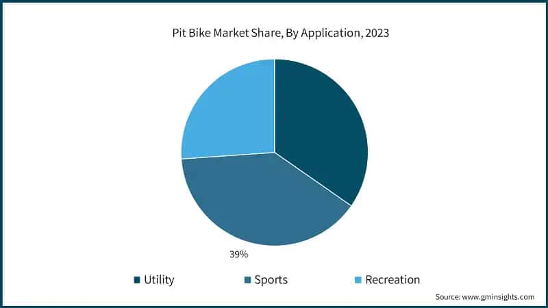 Pit Bike Market Share, By Application, 2023