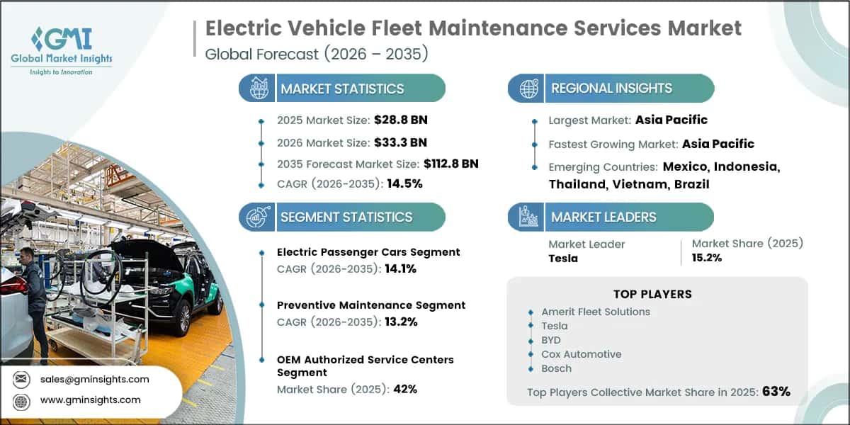Electric Vehicle Fleet Maintenance Services Market Research Report