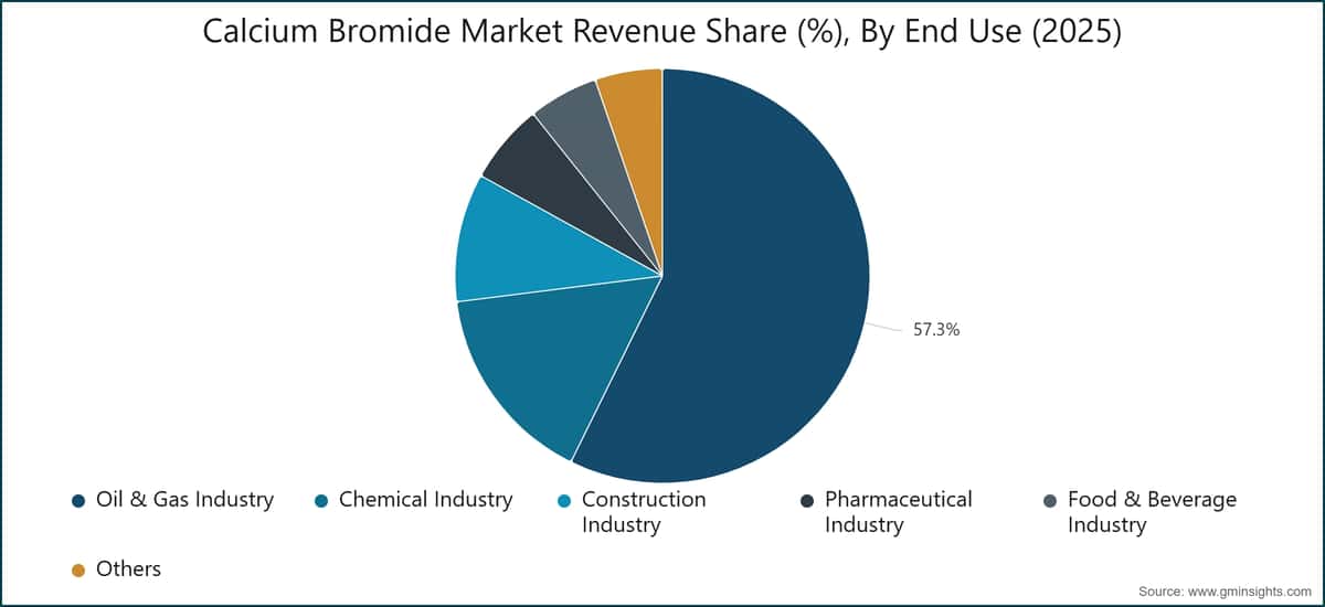 Calcium Bromide Market Revenue Share (%), By End Use (2025)