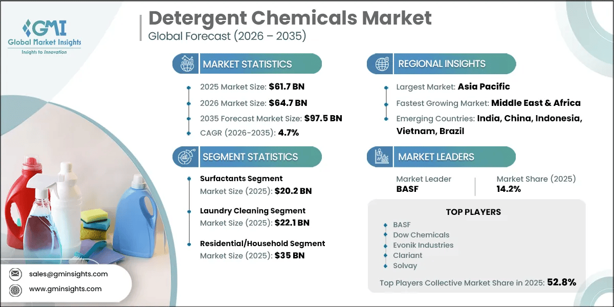 洗剤用化学品市場調査レポート