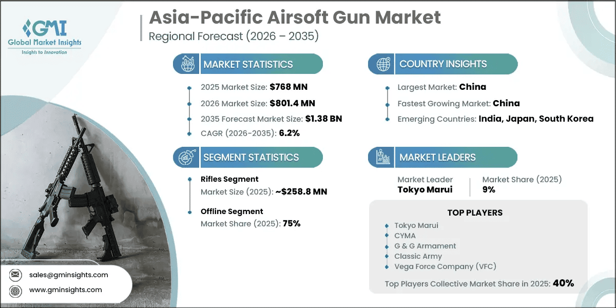 Asia-Pacific Airsoft Gun Market Research Report