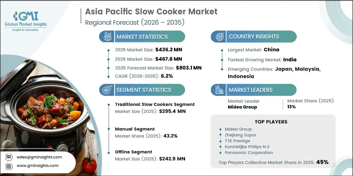 Asia Pacific Slow Cooker Market Research Report