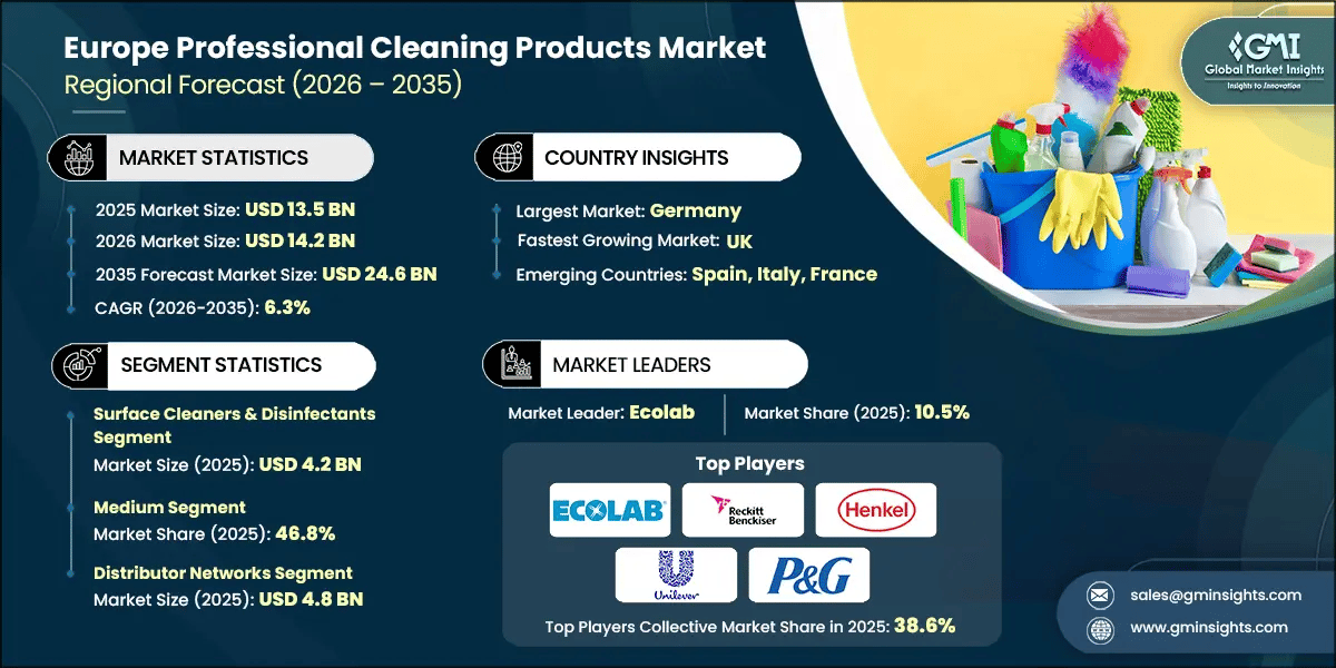 Europe Professional Cleaning Products Market Research Report