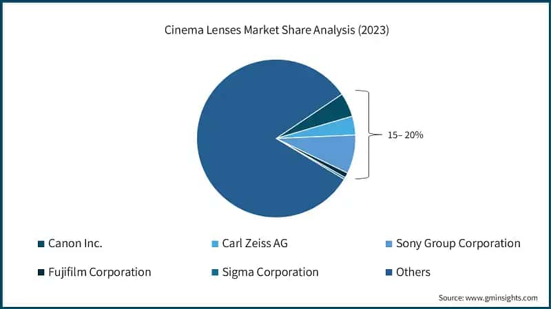 Cinema Lenses Market Share Analysis (2023)
