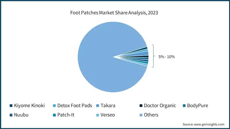  Foot Patches Market Share Analysis, 2023