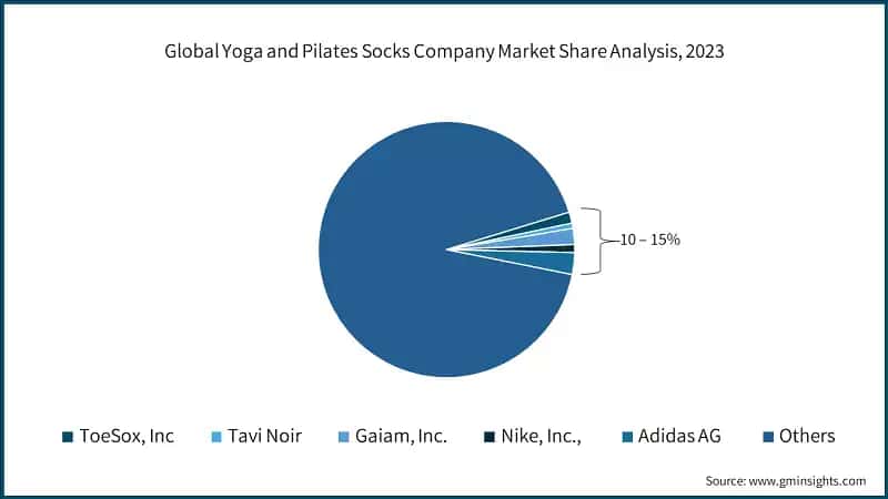 Global Yoga and Pilates Socks Company Market Share Analysis, 2023