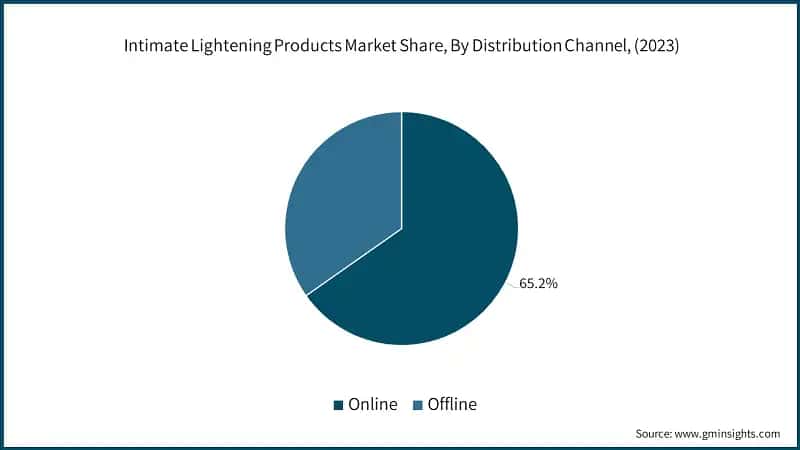 Intimate Lightening Products Market Share, By Distribution Channel, (2023)