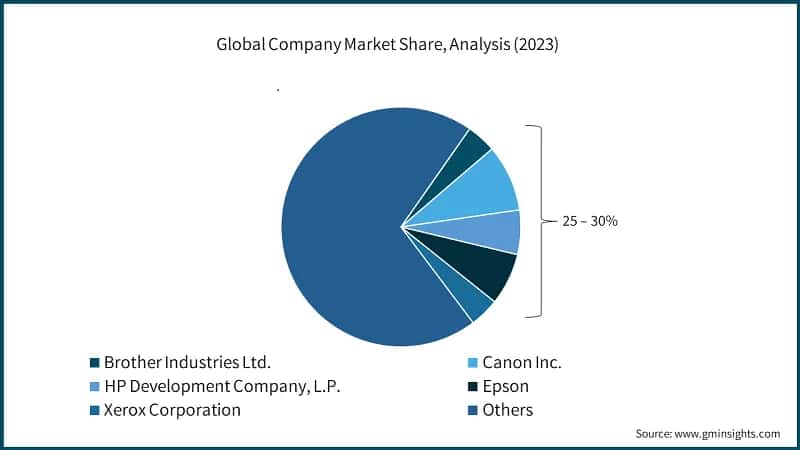 Global Company Market Share Analysis (%) (2023)