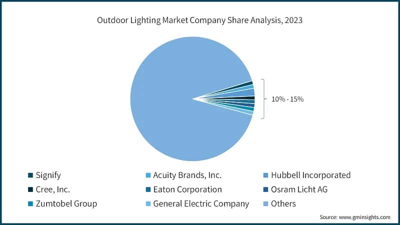 Outdoor Lighting Market Company Share Analysis, 2023
