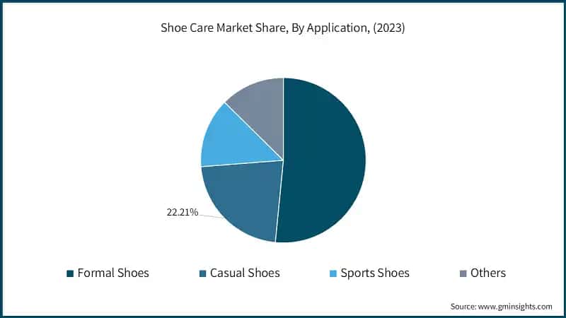 Shoe Care Market Share, By Application, (2023)