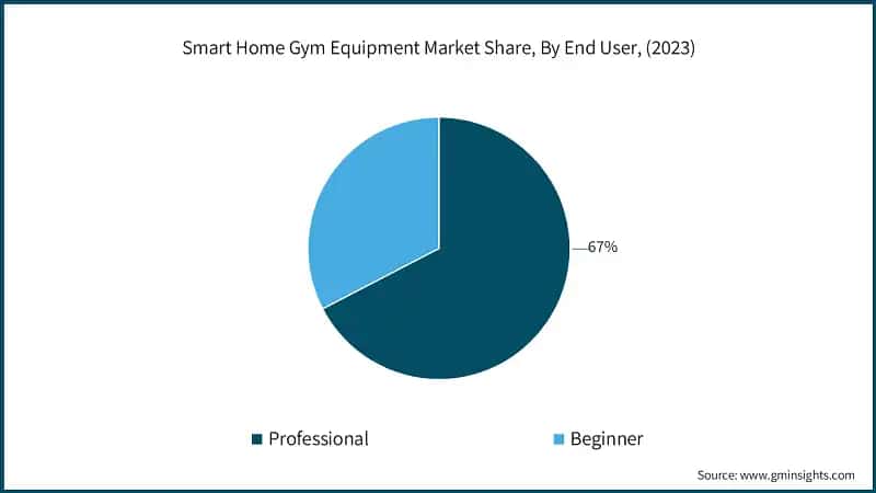 Smart Home Gym Equipment Market Share, By End User, (2023)