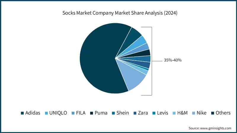 Socks Market Company Market Share Analysis (2024)
