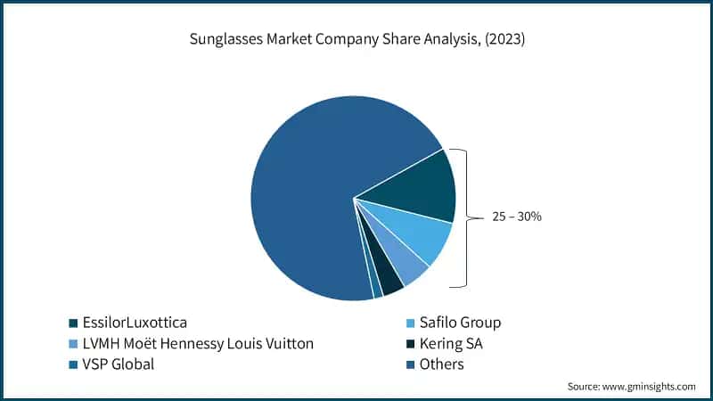 Sunglasses Market Company Share Analysis, (2023)