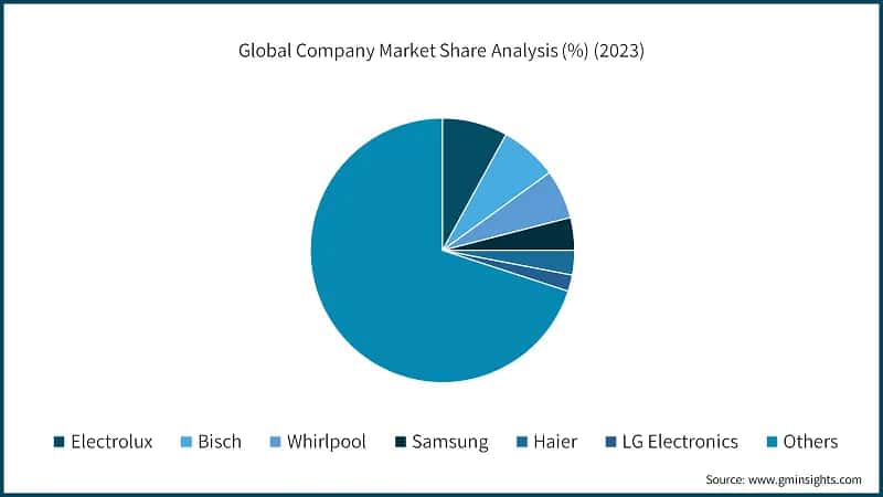 Global Company Market Share Analysis (%) (2023)