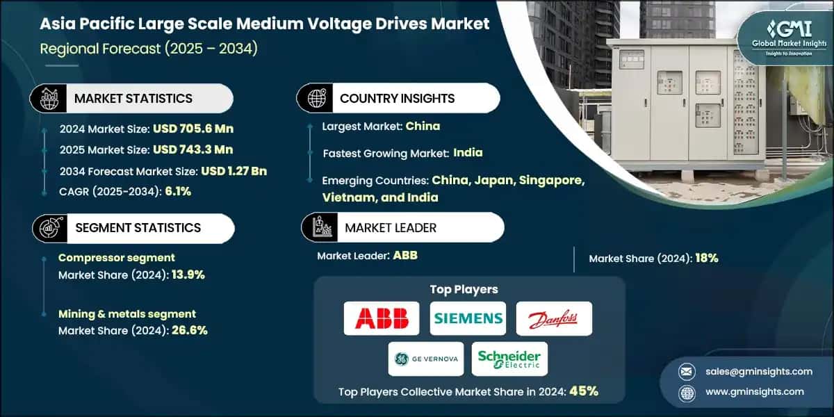 Asia Pacific Large Scale Medium Voltage Drives Market