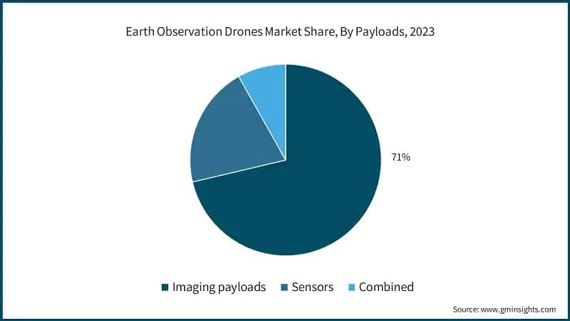 Earth Observation Drones Market Share, By Payloads, 2023