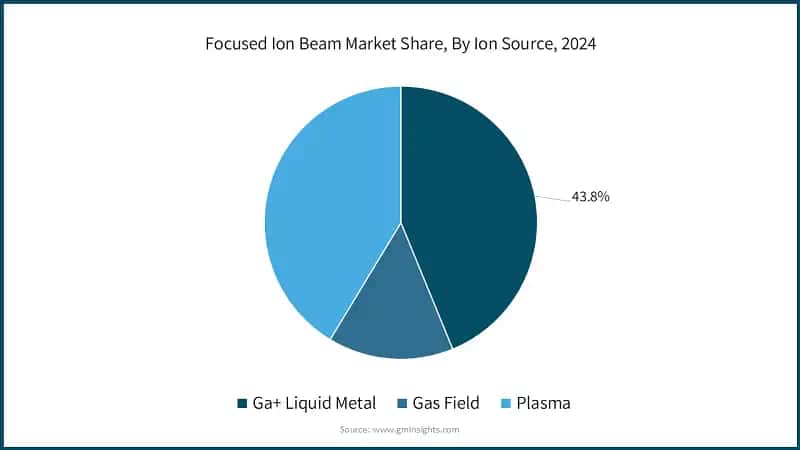 Focused Ion Beam Market Share, By Ion Source, 2024