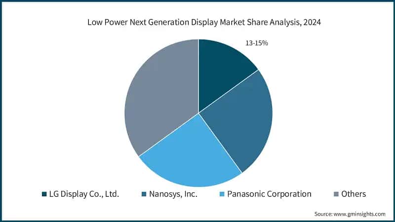 Low Power Next Generation Display Market Share Analysis, 2024