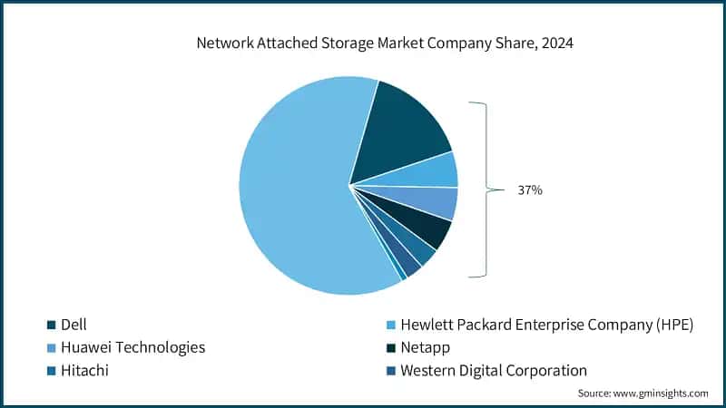 Network Attached Storage Market Company Share, 2024
