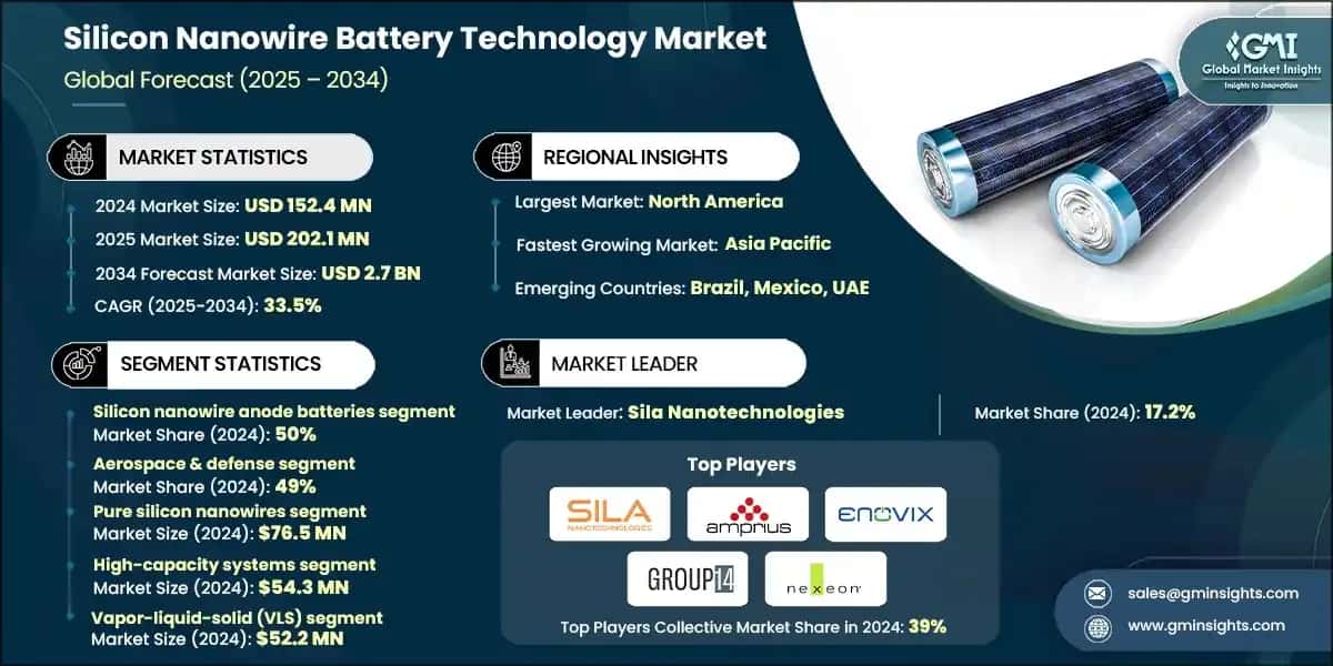 Silicon Nanowire Battery Technology Market