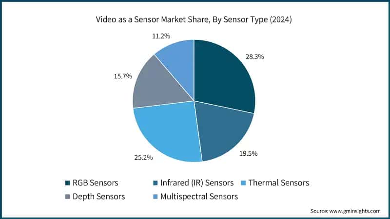 Video as a Sensor Market Share, By Sensor Type (2024)