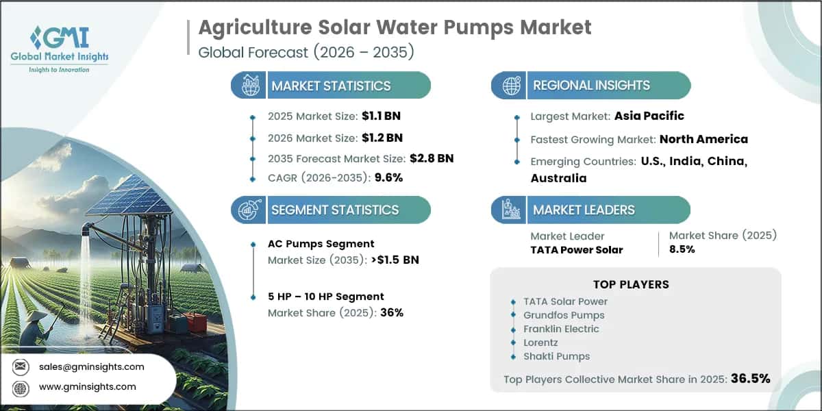 Agriculture Solar Water Pumps Market Research Report