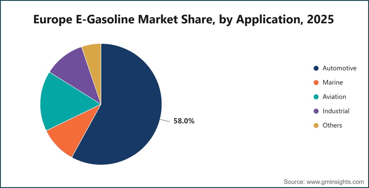 Europe E-Gasoline Market Share, by Application, 2025