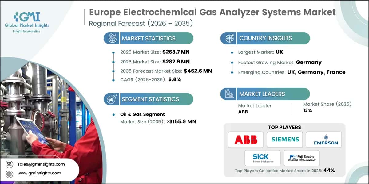 Europe Electrochemical Gas Analyzer Systems Market Research Report