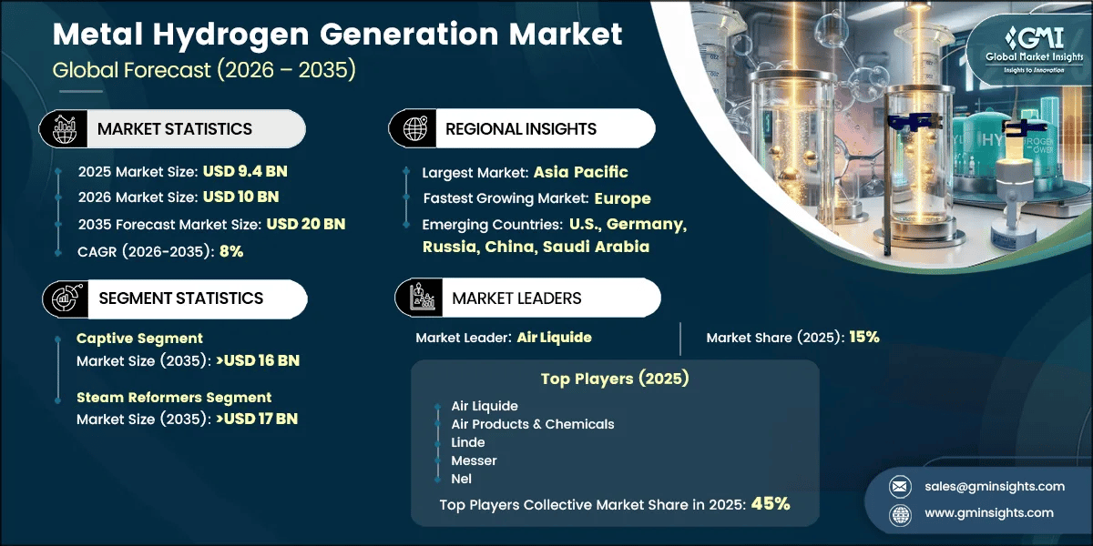 Metal Hydrogen Generation Market Research Report