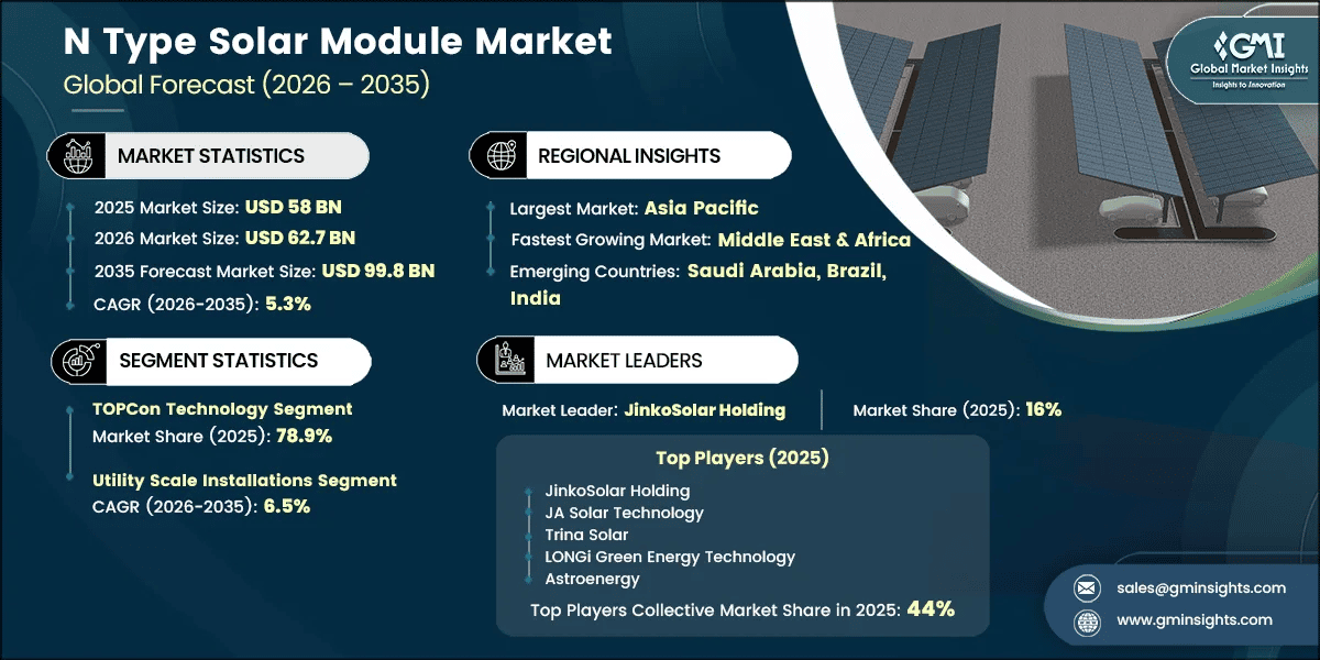 N Type Solar Module Market Research Report