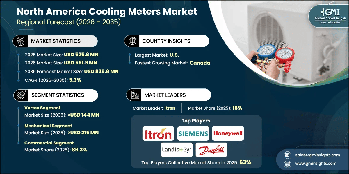 North America Cooling Meters Market Research Report