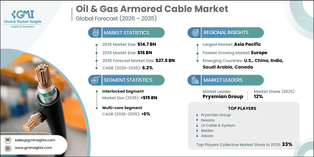 Oil & Gas Armored Cable Market Research Report